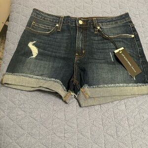 Just Black Women's Jean Shorts - Dark Blue